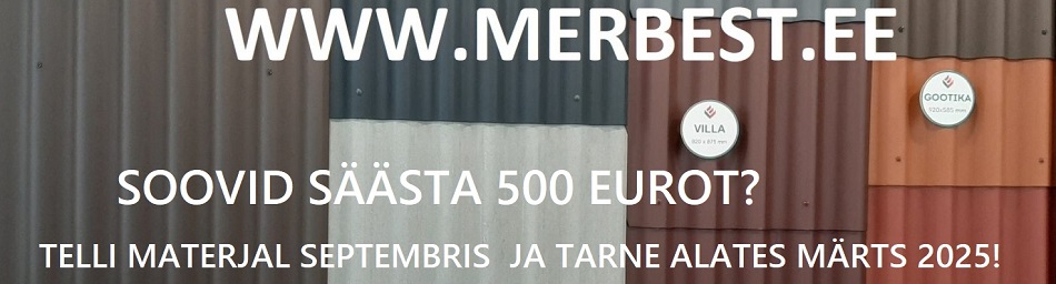 WWW.MERBEST.EE – Eterniitkatuse ja eterniidi lisatarvikute müük!