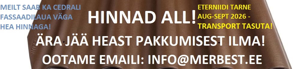 WWW.MERBEST.EE – Eterniidi müük -Kampaaniahind eterniidile! 
